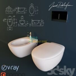 08. Free 3D Toilet Models