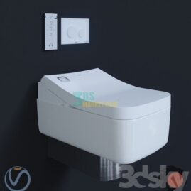 11. Free 3D Toilet Models